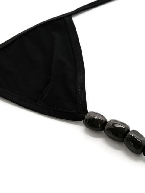 Christopher Esber Crystal bikini top - Black