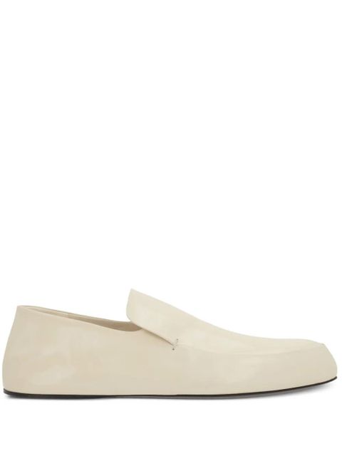 Jil Sander leather loafers - White - zdjęcie produktu nr 1