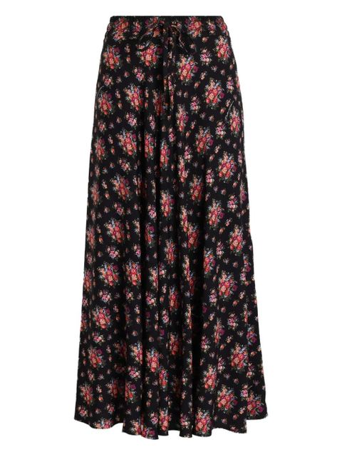 Dolce & Gabbana floral midi skirt - Black - zdjęcie produktu nr 1