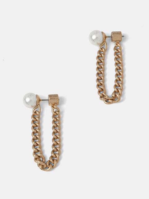 AllSaints kolczyki damskie metalowe - zdjęcie produktu nr 2