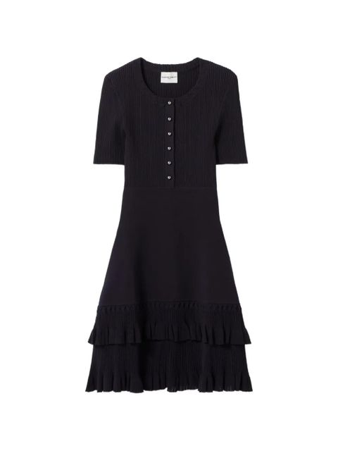 Claudie Pierlot ruffled mini dress - Blue - zdjęcie produktu nr 1