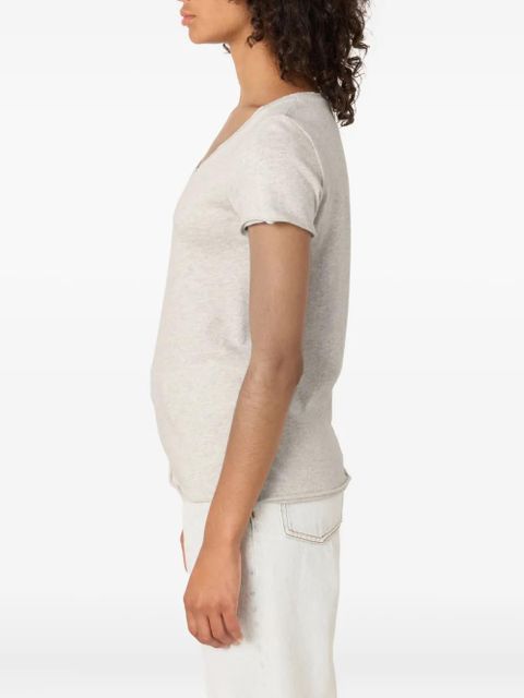 American Vintage Sonoma V-neck T-shirt - Grey