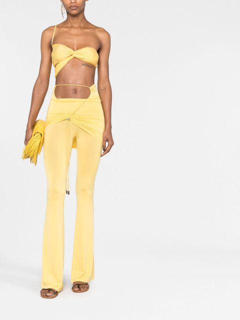 Jacquemus Le Pantalon Espelho skirt trousers - Yellow - zdjęcie produktu nr 2