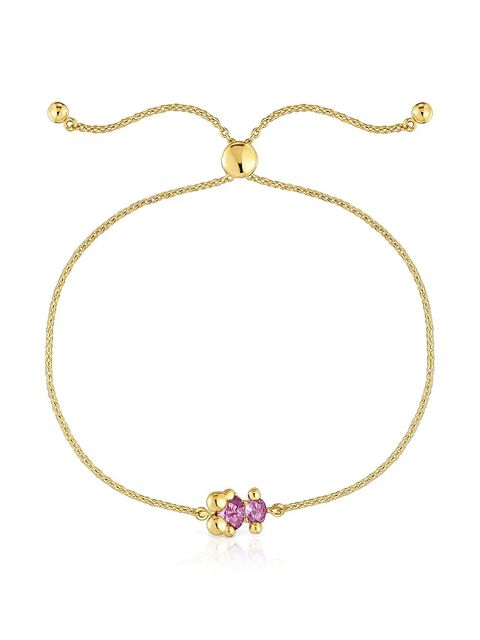 Tous bransoletka ze srebra pokrytego złotem Bold Bear Lab 1004253800 - zdjęcie produktu nr 1