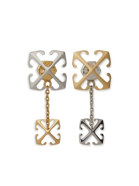 Off-White Arrow pendant earrings - Gold - zdjęcie produktu nr 1