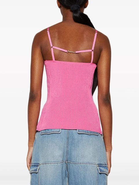 Jacquemus Le haut Sierra knitted top - Pink