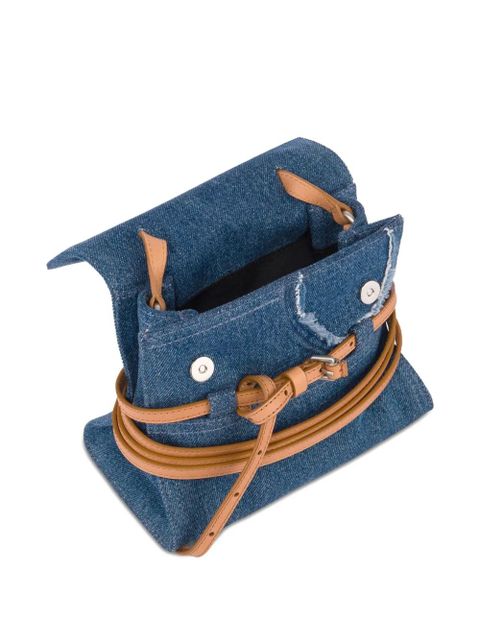 Moschino Top-handle Wrap Clutch Bag - Blue