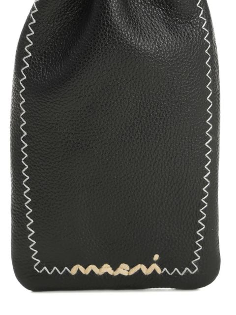 Marni drawstring mini bag - Black - zdjęcie produktu nr 2