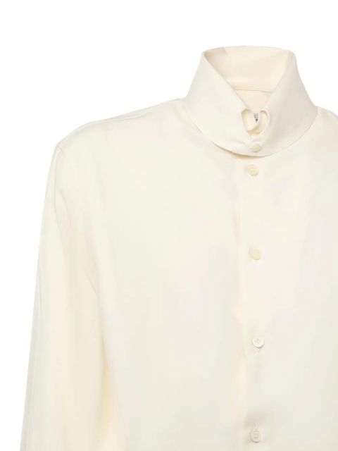 Loro Piana silk shirt - Neutrals