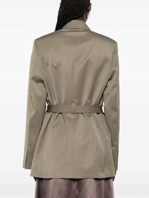 Victoria Beckham belted tailored jacket - Green