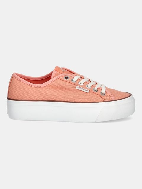 Calvin Klein Jeans tenisówki VULC FLATFORM CTN LOGO TAG - zdjęcie produktu nr 1