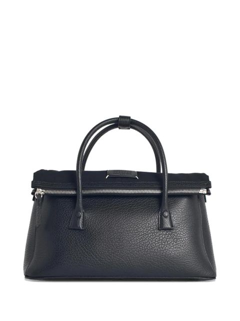 Maison Margiela 5AC East West grain-leather tote bag - Black - zdjęcie produktu nr 1
