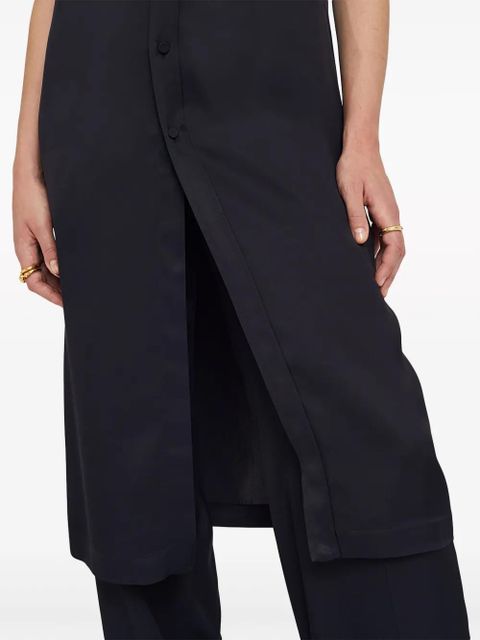 Jil Sander short-sleeve midi shirtdress - Blue