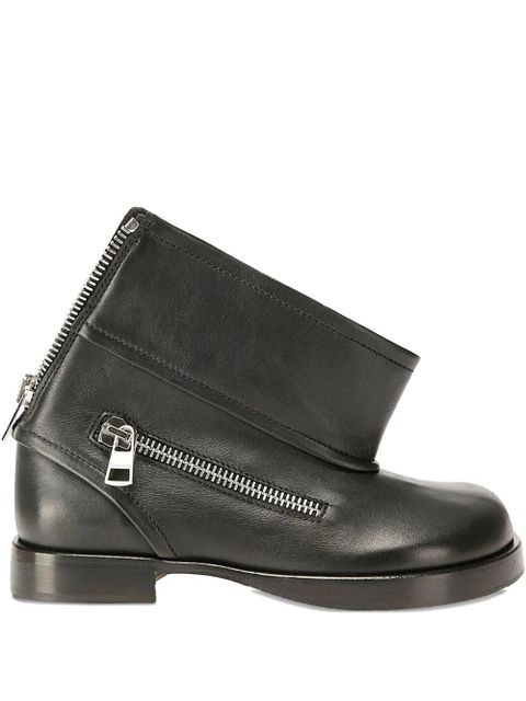 JW Anderson zip-detailed ankle boots - Black - zdjęcie produktu nr 1