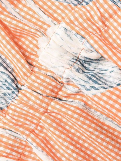 KENZO - Pomarańczowa sukienka w kwiaty