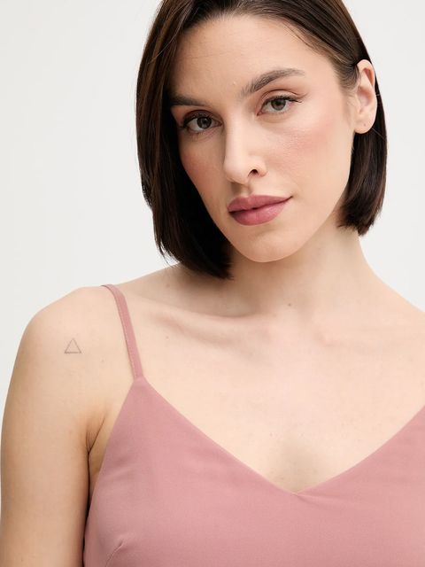 Sandro Ferrone sukienka kolor pomarańczowy midi rozkloszowana S18XBERYKER