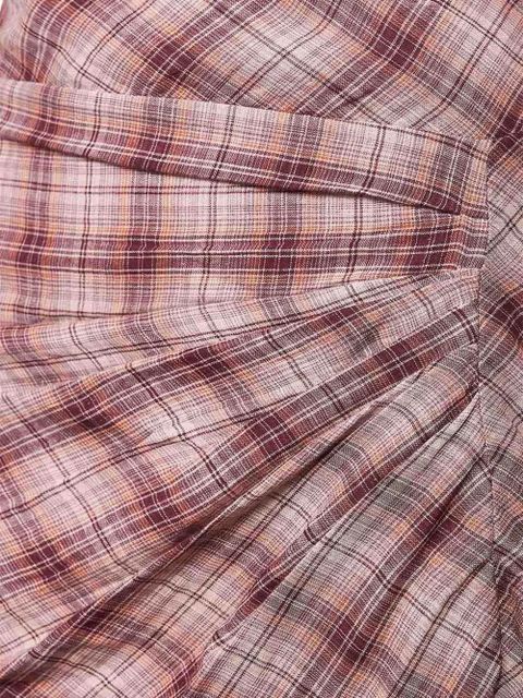 MARANT ÉTOILE asymmetric tied maxi dress - Red - zdjęcie produktu nr 2