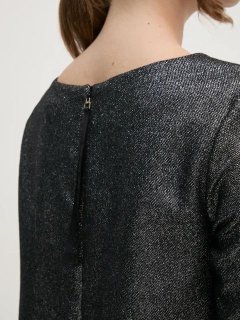 Joop! sukienka wełniana kolor czarny mini prosta 30043456