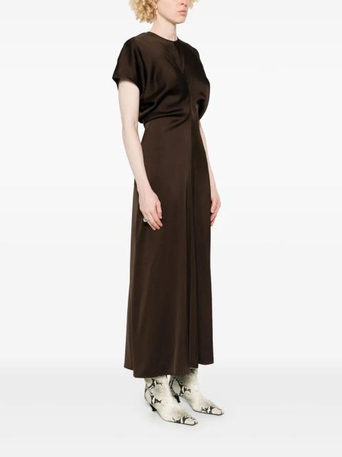 TOTEME Slouch Waist maxi dress - Brown