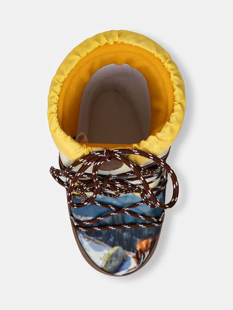 Moon Boot śniegowce MB X GIR ICON POSTCARD kolor brązowy 80D1403090-M062