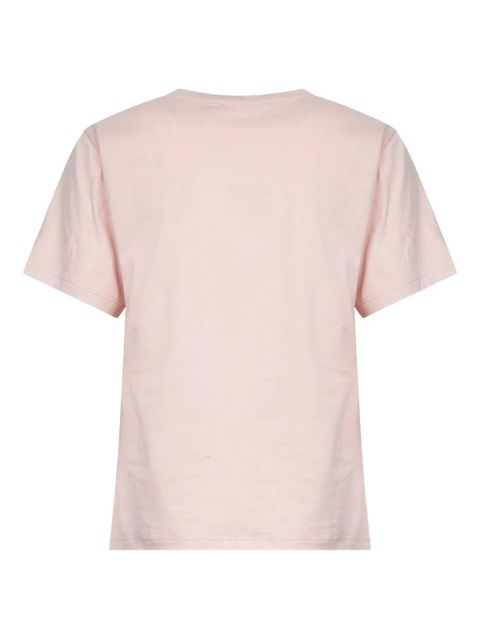 Weekend Max Mara Venaco cotton T-shirt - Pink - zdjęcie produktu nr 2