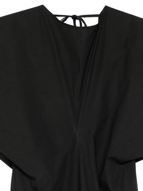 Alysi crew-neck midi dress - Black