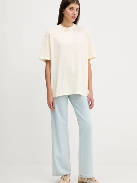 Guess Originals t-shirt bawełniany damski kolor beżowy M5YI54 K8FQ4 - zdjęcie produktu nr 2