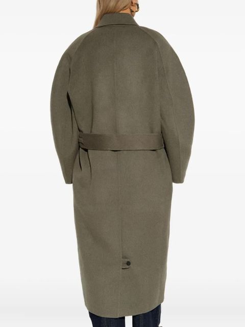 Jacquemus Curved Jacket for Men belted coat - Green