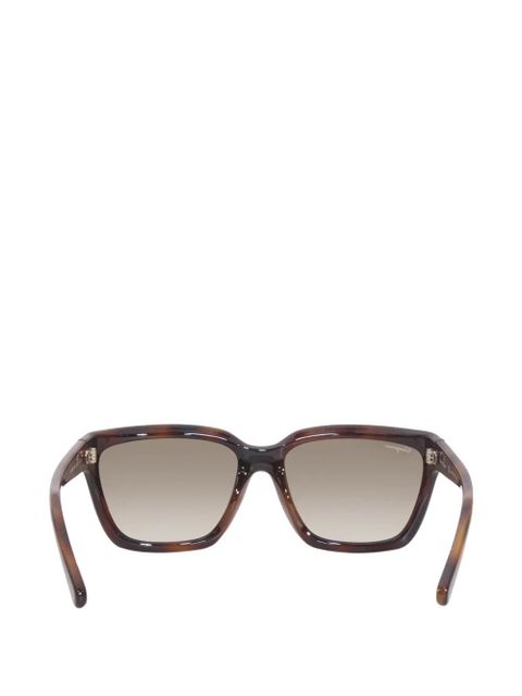 Ferragamo full rim square sunglasses - Brown