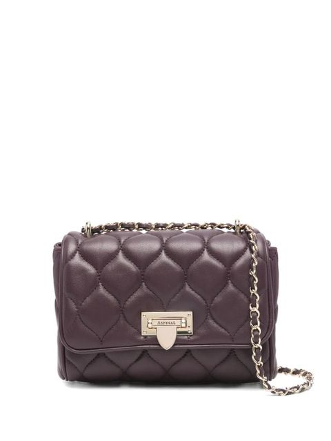 Aspinal Of London quilted chain satchel - Purple - zdjęcie produktu nr 1