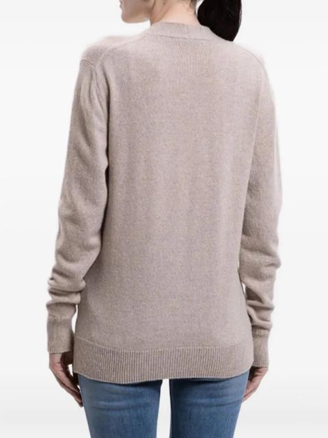 Balmain button-detailed patch-pocket cardigan - Neutrals