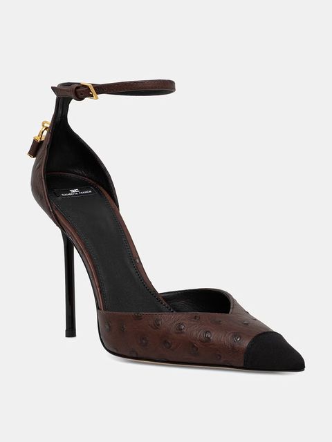 Elisabetta Franchi szpilki skórzane - zdjęcie produktu nr 1