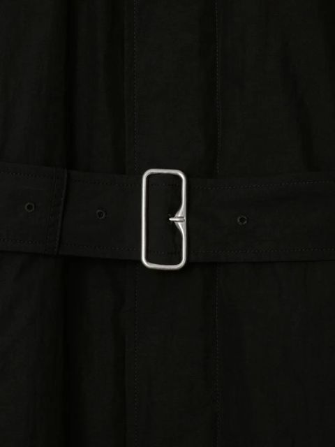 Burberry long padded car coat - Black