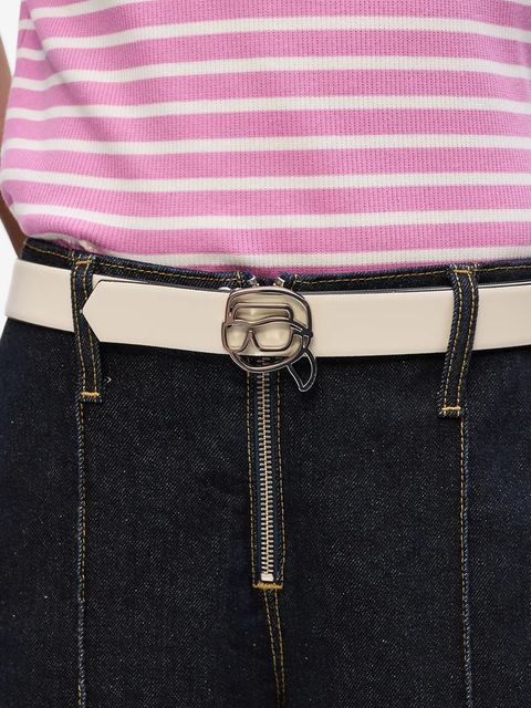 Karl Lagerfeld pasek skórzany dwustronny IKON