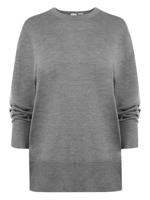 TOTEME crew-neck knit sweater - Grey - zdjęcie produktu nr 1