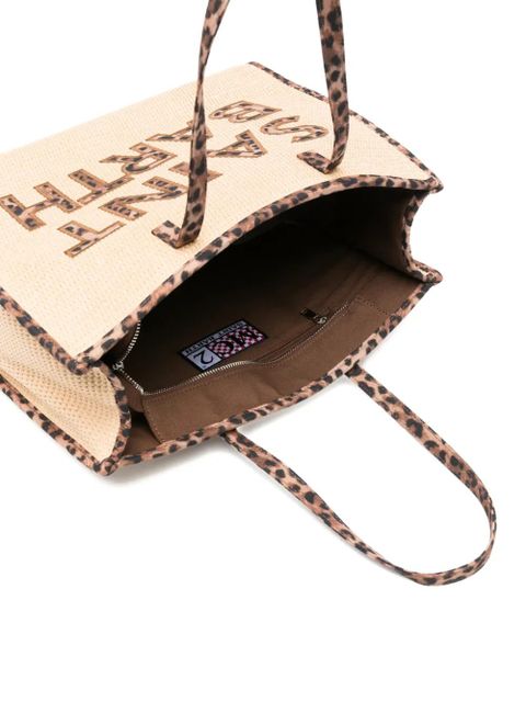 MC2 Saint Barth Vivian logo-patch shoulder bag - Neutrals