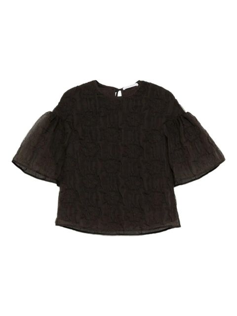 Cecilie Bahnsen Bryndis top - Brown - zdjęcie produktu nr 1