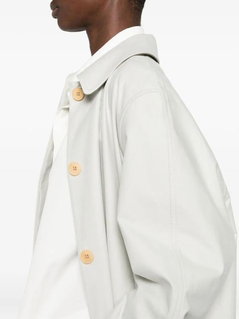 The Row single-breasted coat - Neutrals