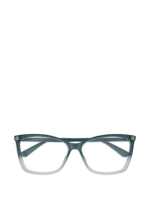 Gucci Eyewear logo-detail glasses - Grey - zdjęcie produktu nr 1