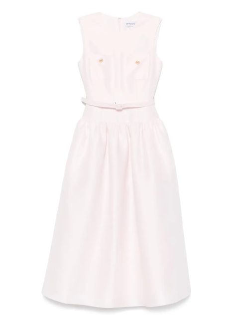 Self-Portrait taffeta midi dress - Pink - zdjęcie produktu nr 1