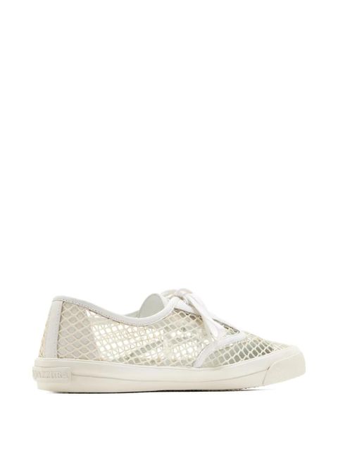 Aquazzura mesh-panel sneakers - White