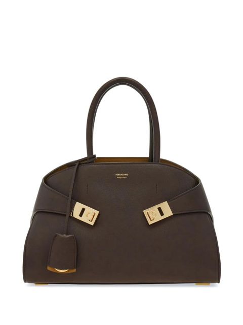 Ferragamo medium Hug bag - Brown - zdjęcie produktu nr 1
