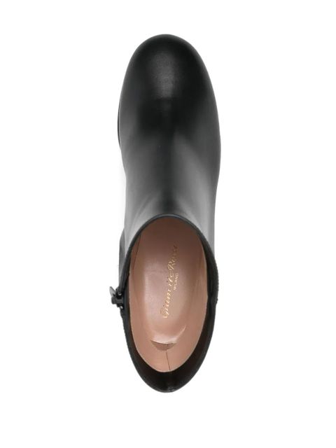 Gianvito Rossi 45mm leather ankle boots - Black