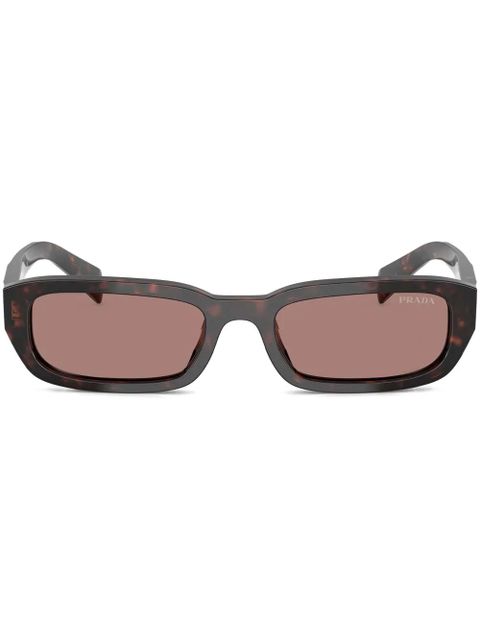 Prada Eyewear rectangle-frame sunglasses - Brown - zdjęcie produktu nr 1
