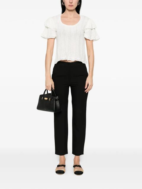 TWINSET ruffled T-shirt - White - zdjęcie produktu nr 2