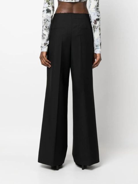 Givenchy high-waisted flare-leg trousers - Black