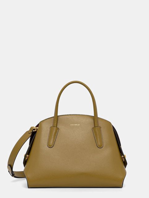 Coccinelle torebka skórzana TYLDE kolor zielony E1 U7K 18 02 01 - zdjęcie produktu nr 1