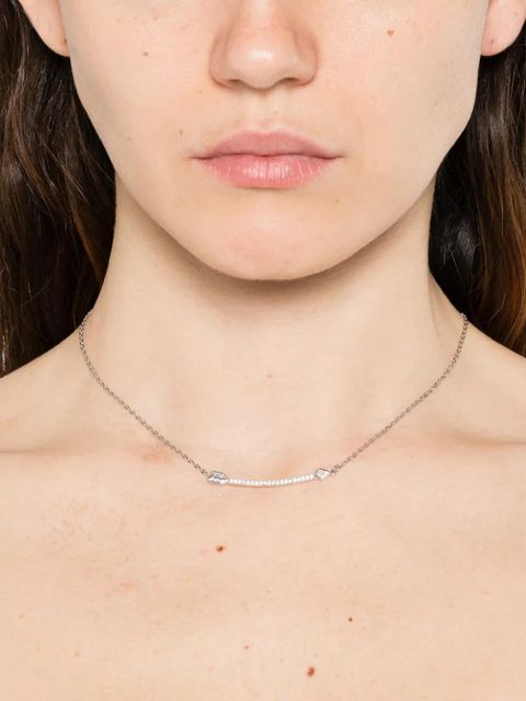 Swarovski arrow-pendant necklace - Silver - zdjęcie produktu nr 2