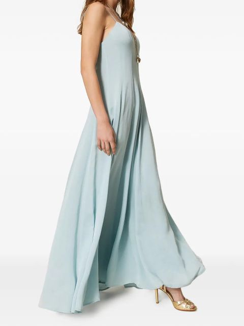 TWINSET sleeveless maxi dress - Blue