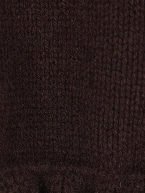 Cecilie Bahnsen sleeveless cashmere-blend cardigan - Brown